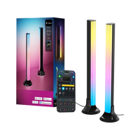 RGBIC Smart TV Light Bars 2 Pack, WiFi Bluetooth LED Ambient Light Bar, Music Sync App Control Gaming Room TV Backlight for Home Theater Decoration